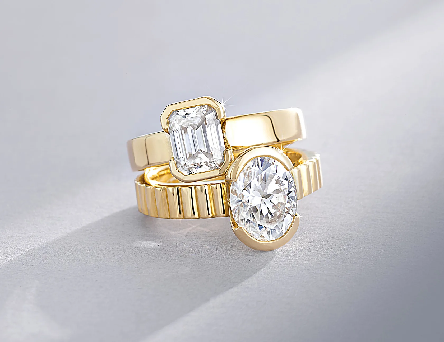 Frame the diamond. Or let it float.